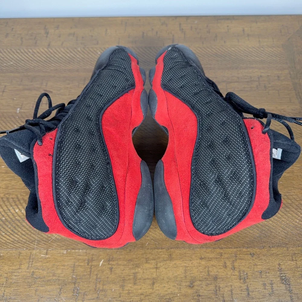 Jordan 13 Retro Shoes Mens 7.5 Womens 9 Black Red Bred Basketball Sneakers 2004